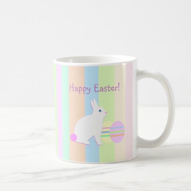 Mug Happy Easter Bunny and Eggs (Droite)