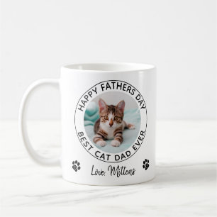 Mug Happy Fête des pères animal photo meilleur chat pa