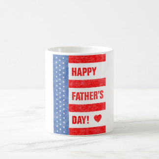 Mug Happy Fête des pères Stars and Stripes