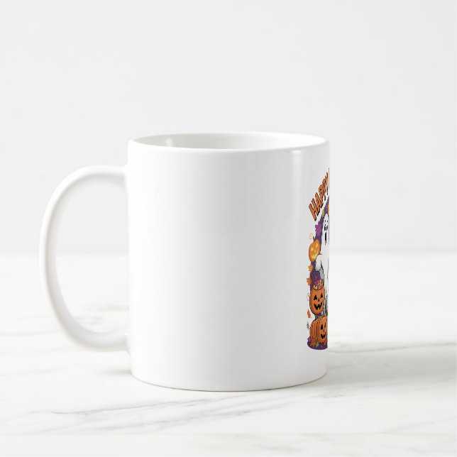 Mug Happy German Shepherd Halloween (Gauche)