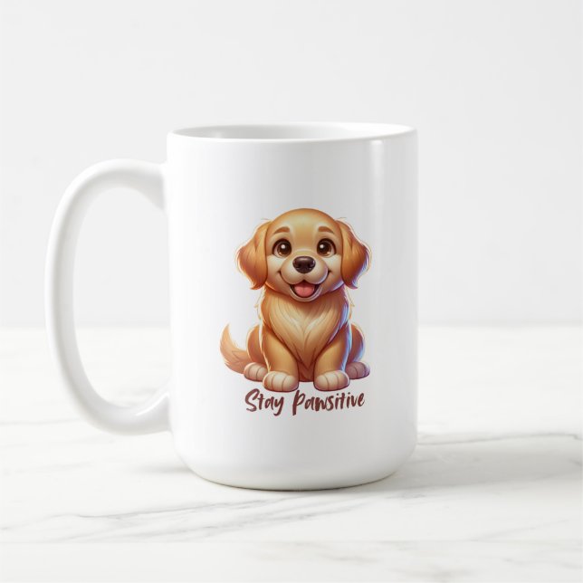 Mug Happy Golden Puppy (Gauche)