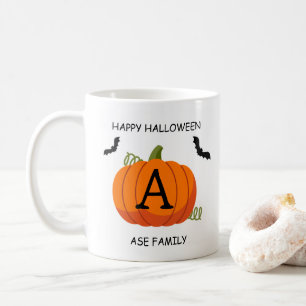 Mug Happy Halloween Citrouille orange sur mesure initi