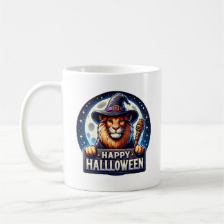 Mug Happy Halloween Lion Coffee Mug, Animal Gift