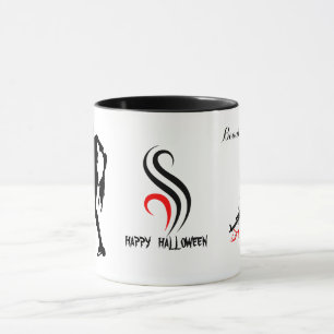 Mug Happy Halloween Zombie Fighting Funny personnalisa