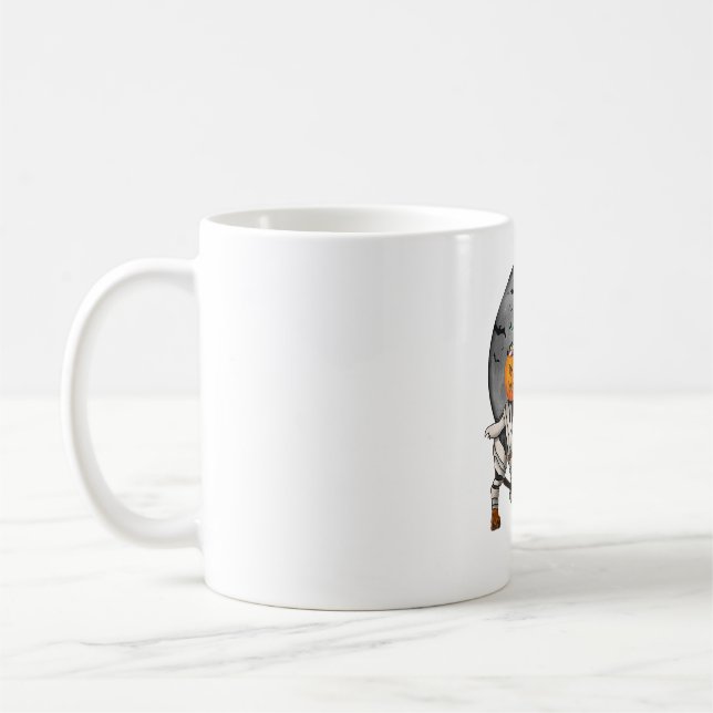 Mug Happy Halloweenie Dachshund Mummy Dog (Gauche)