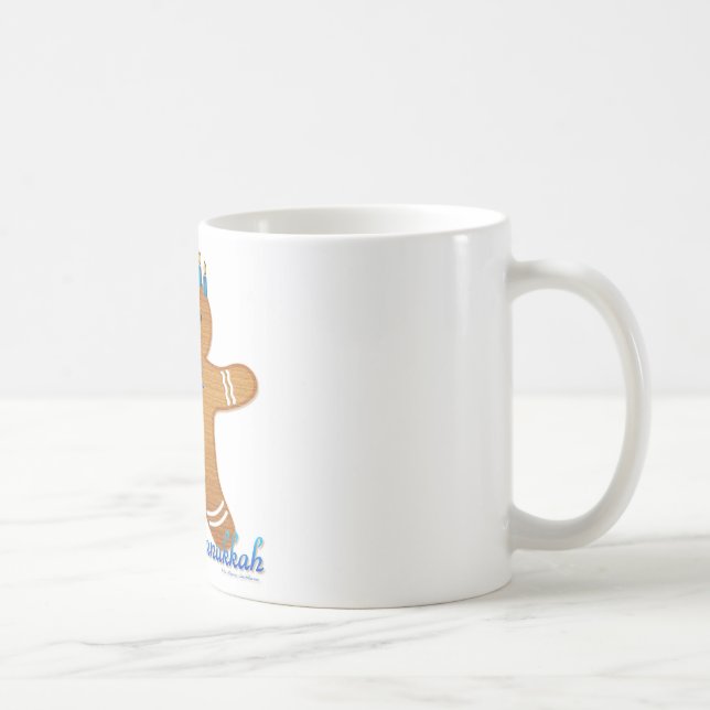 Mug Happy Hanoukka Gingerbread Man Menorah (Droite)