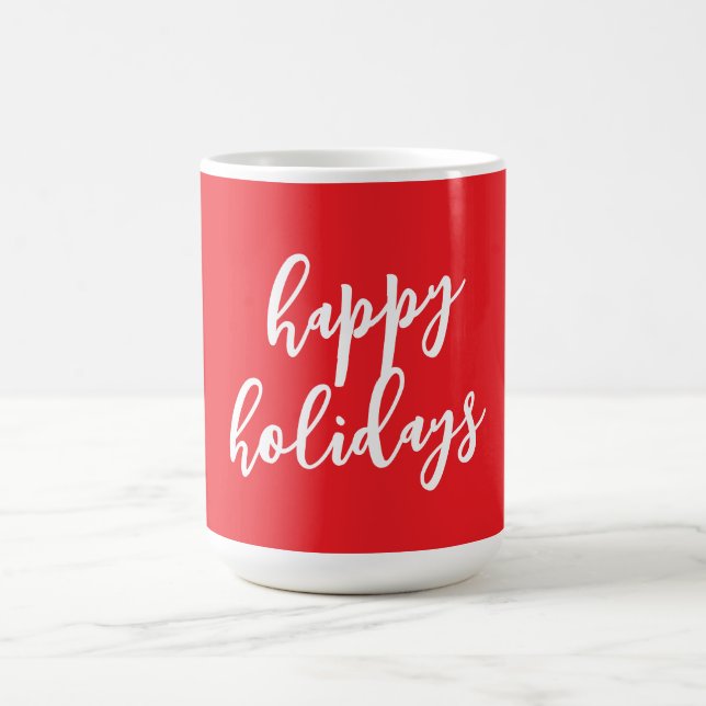 Mug Happy Holidays Christmas New Year Season Message (Centre)