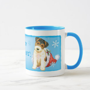 Mug Happy Howliday Wire Fox Terrier