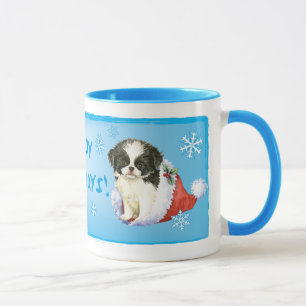 Mug Happy Howlidays Chin japonais