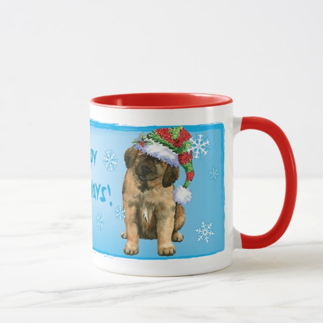 Mug Happy Howlidays Leonberger (Droite)