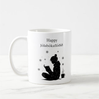 Mug Happy Jolabokaflod - Livre islandais Flood Cadeau
