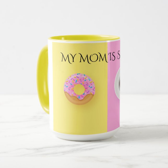 MUG "HAPPY MOTHER'S DAY" CAFÉ OU BOUG À THÉ. (Devant gauche)