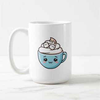 Mug "Happy Mug" Cute Chibi Boire Sticker/Épingle