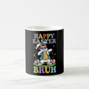 Mug Happy Pâques Bruh Dabbing Bunny Lapin Bro