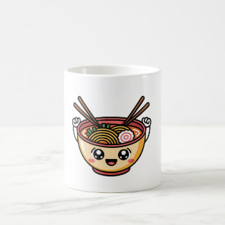 Mug Happy Ramen Buddy Cute Food Character Sticker