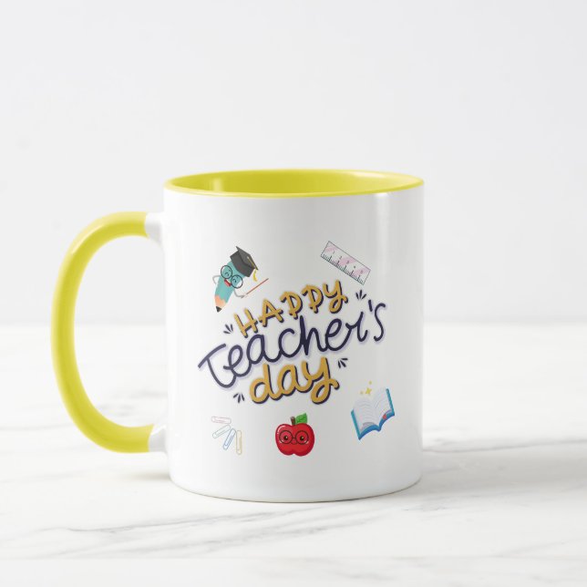 Mug Happy Teacher’s Day Cute Illustration (Gauche)