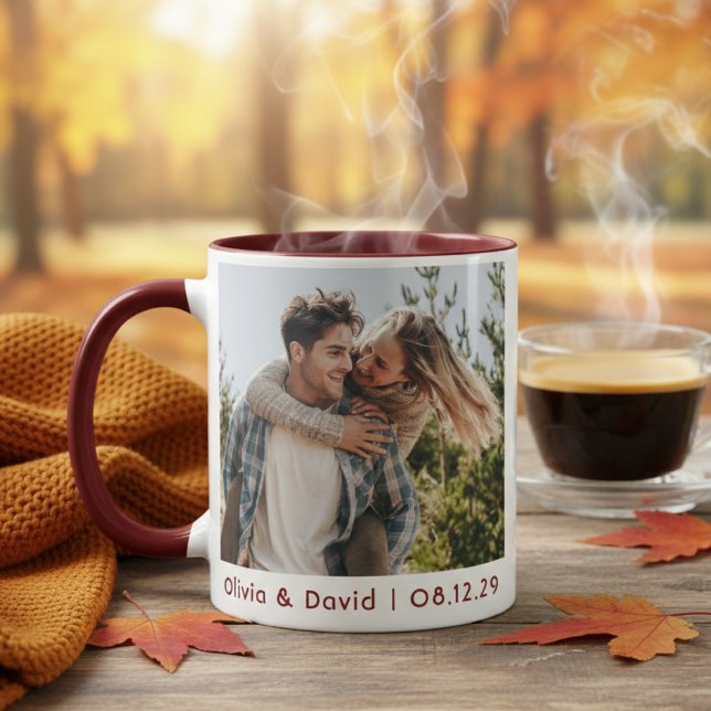 Mug Happy Wedding Couple Photo (Créateur téléchargé)