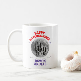 Mug happy witches night demon animal