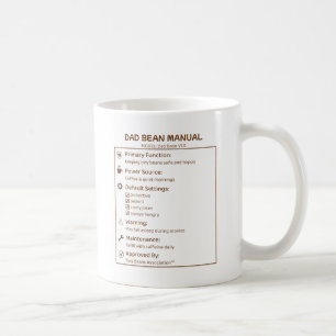 Mug Haricot calme mignon grain de café