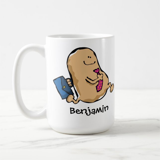 Mug Haricot humain à travailler (Gauche)