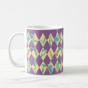 MUG ~ Harlequin pattern To-Do Tools For The Tasks