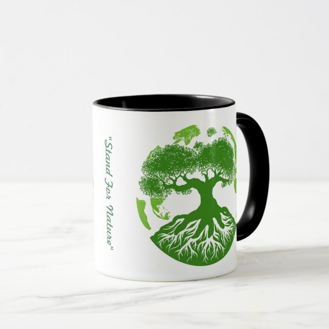 Mug "Harmonie Avec La Terre" (Devant droit)