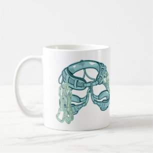 Mug Harnais d'escalade de roche avec tirages rapides