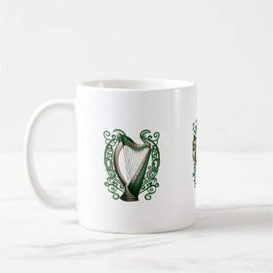 Mug Harp de Trèfle Irlandais