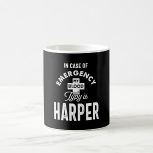 Mug Harper Nom personnalisé Cadeau Anniversaire