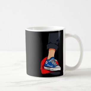 Mug Harris Blue Steving Sur Red Mega Casquette