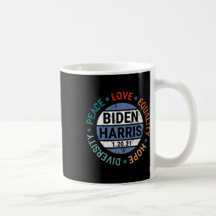 Mug Harris Peace Love Equality Hope Diversity Janvier