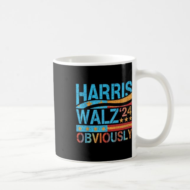Mug Harris W Évidemment ! Harris Waltz 2024 Election 1 (Droite)