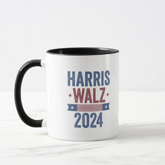 Mug Harris Walz 2024 Election Kamala Tim Waltz America (Gauche)