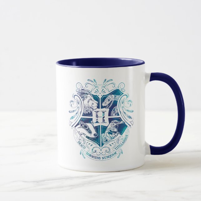 Mug Harry Potter | Aguamenti HOGWARTS™ Crest (Droite)