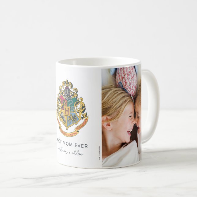 Mug Harry Potter | Blason de Poudlard - Meilleure Mama (Devant droit)