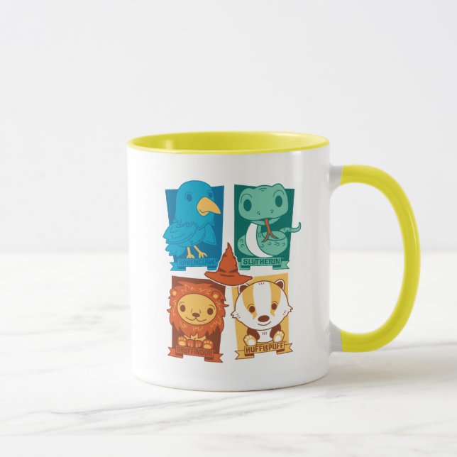 MUG HARRY POTTER™ | CARTOON HOGWARTS™ MAISONS (Droite)
