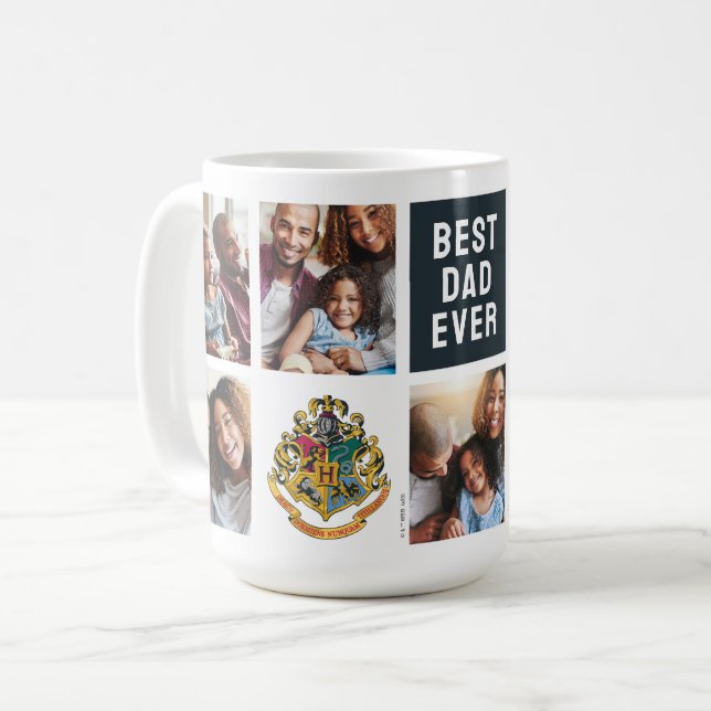 Mug Harry Potter | Cimier de Poudlard - Papa Photo Col (Devant gauche)