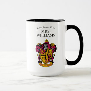 Mug Harry Potter   Gryffindor House Crest