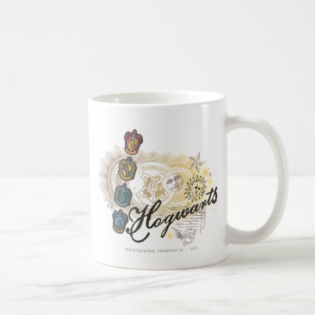 Mug Harry Potter| Maisons de Hogwares - Couleur complè (Droite)