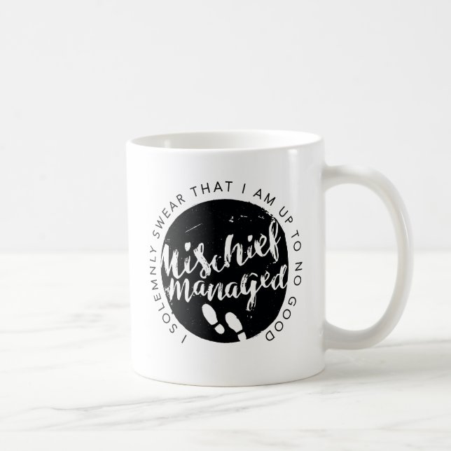 Mug Harry Potter | Marauder's Map Charms Typographie (Droite)