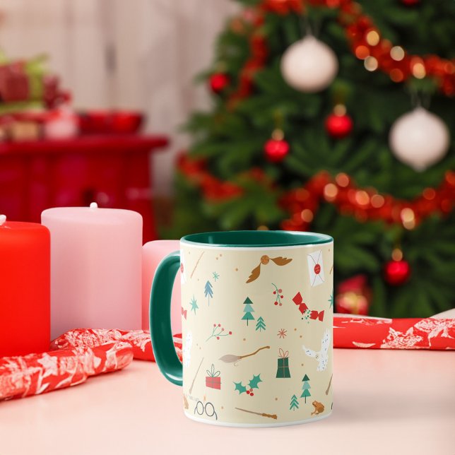 Mug Harry Potter | Motif d'icône de vacances (Mug on table)