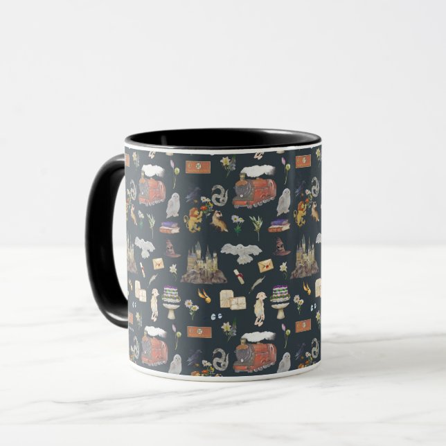 Mug HARRY POTTER™ | Motif icônes (Devant gauche)