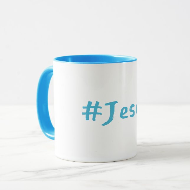 Mug Hashtag Jésus (Devant gauche)