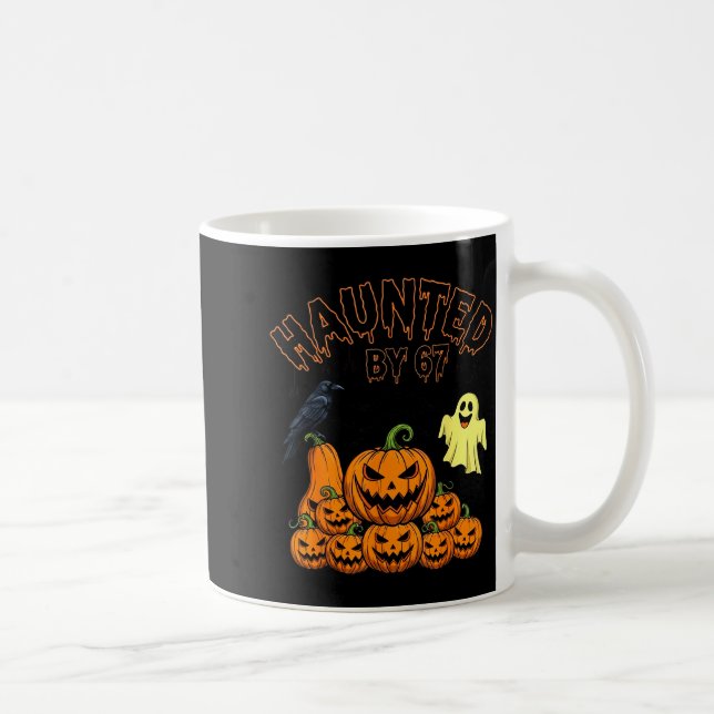 Mug Haunted By 67 Funny Halloween Soky Season Pumpkin  (Droite)