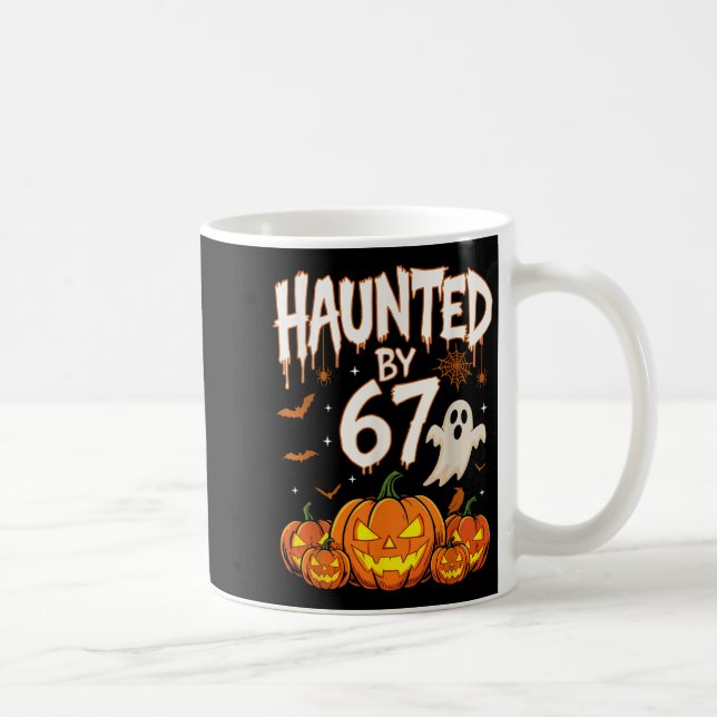 Mug Haunted By 67 Funny Pumpkin And Ghost Halloween Co (Droite)