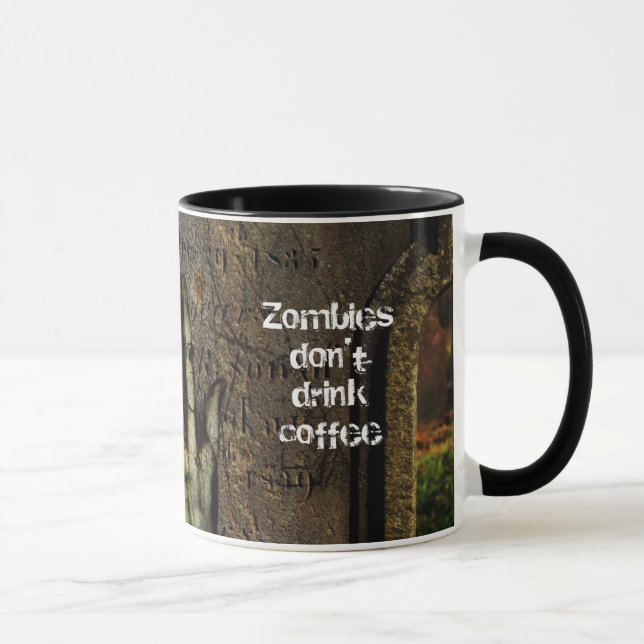 Mug Hausse de la boule à main Zombie (Droite)