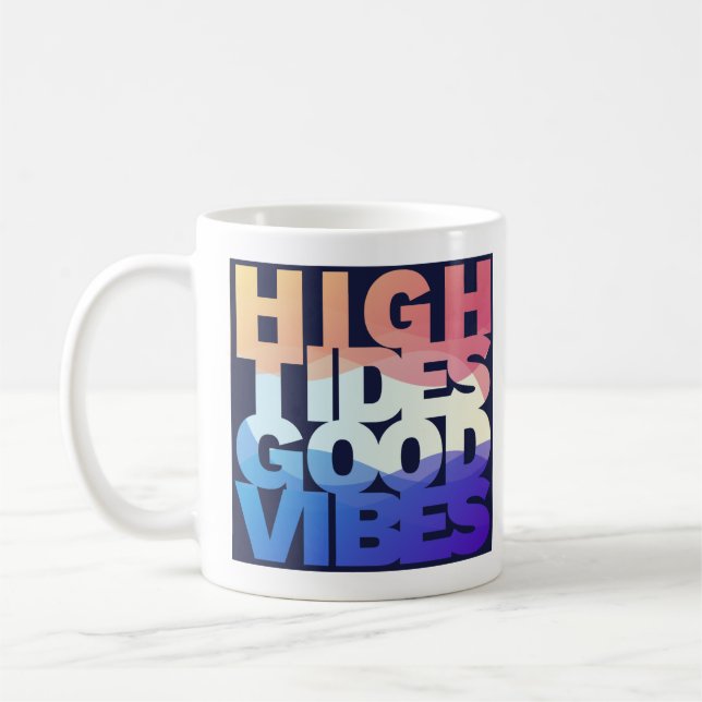 Mug Haut de gamme Good Vibes (Gauche)