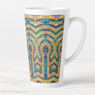 MUG HAUTE LATTE MOSAÏQUE ICONES DORÉES
