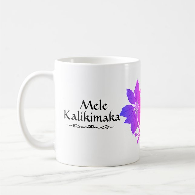 Mug Hawaïen tropical de Mele Kalikimaka (Gauche)