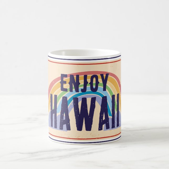 MUG HAWAII PLATE DE VOITURE PROFITEZ DE HAWAII (Centre)